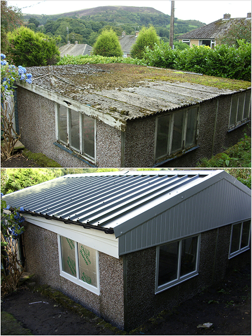 Coversion from flat to apex double Image