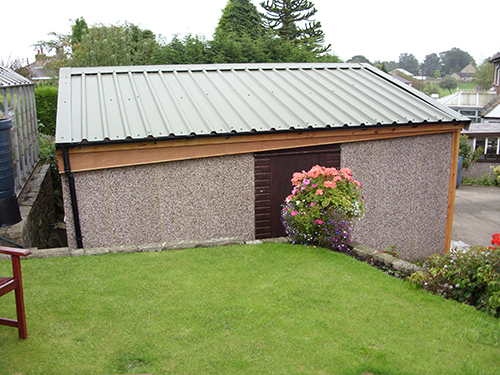 Galvanised steel green Image